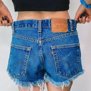 Levis Brand 505 High Rise Shorts